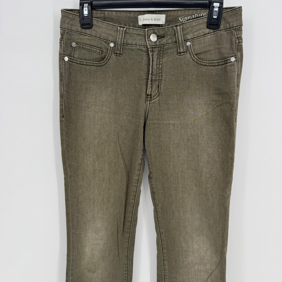 Henry & Belle Signature Bootcut Olive Green Jeans Preppy ‎ Women Size 27 Tall - Picture 3 of 8